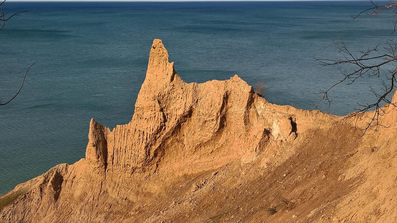 Chimney Bluffs on Lake Ontario, NY